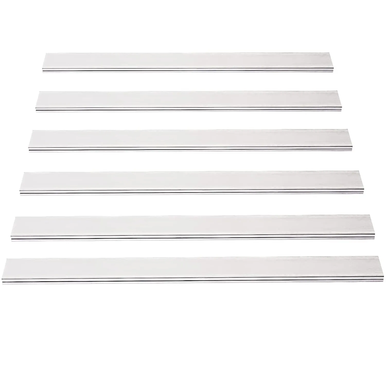 12 Pieces Square Aluminum Flat Bar, 1/8" Thickness X 1" Width X 12" Length Square Aluminum Bar, 6061 Aluminum Flat Plate, 3mm X 25mm X 305mm T6511 Solid New Mill Stock