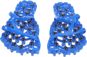 1Pair Slip Massage Slippers for Bathroom Soft Pedicure Footwear for Use Color for Comfortable Foot Care Slippers with Massage Particles