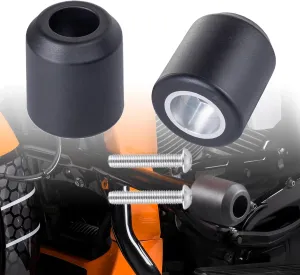 2024 Harley Saddlebag Guards Sliders, 1.25" Wear-Resistant Engine Guard Sliders, Derlin Crash Bar Sliders M12 Screws Compatible With Harley Saddlebag Guards/Crash Bar/Flat-Out Bar