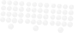 63pcs Watch Lens -Scratch Replacement for Watchmaker Repair Transparent Round Lenses Easy Installation High Clarity