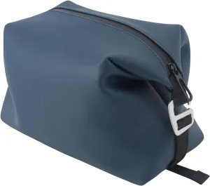 6.5" 3L Large Silicone Dopp Kit,Waterproof Leakproof Toiletry Bag,Foldable Travel Makeup Case for Mens Womens,Navy