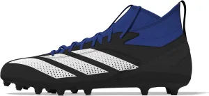 adidas Men's Adizero Impact.2 American Football Sneaker, Black/White/Team Royal Blue, 9.5