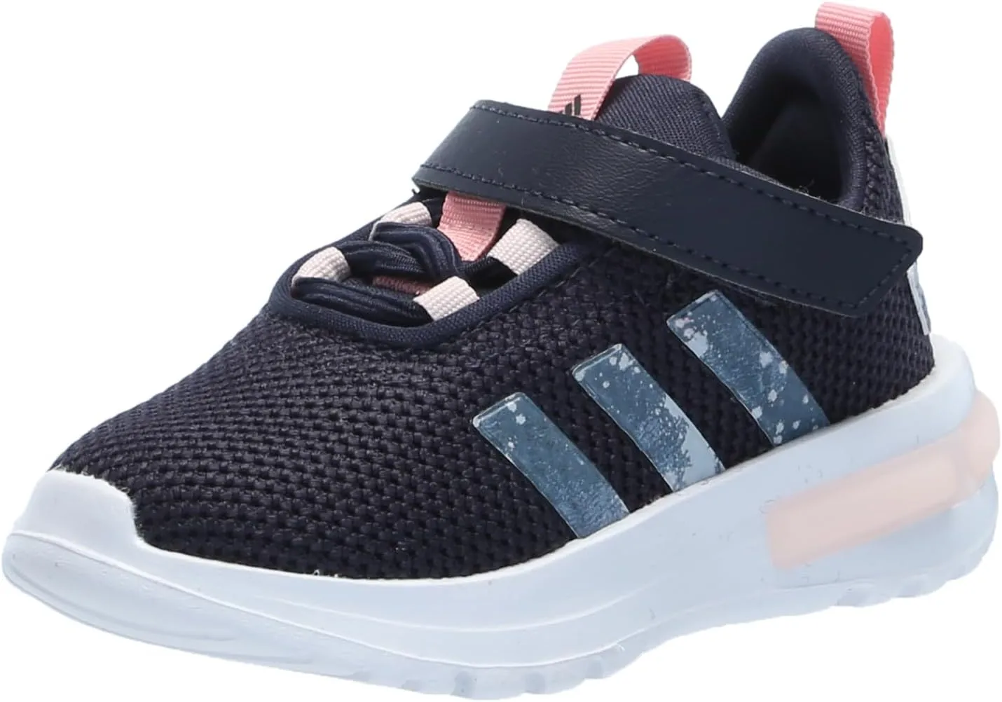 adidas Racer TR23 Sneaker, Ink/Semi Pink Spark/Sandy Pink, 5 US Unisex Big Kid