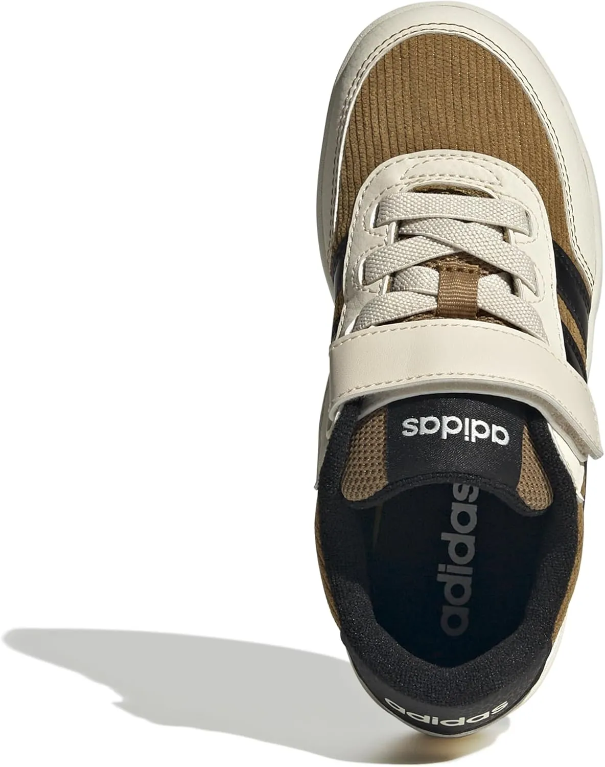 adidas Unisex-Child Breakbase Elastic Lace & Strap Sneaker