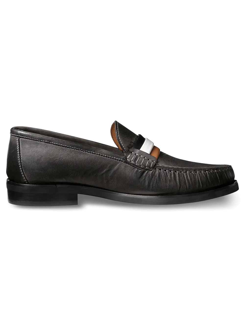 Aiden Penny Loafer - Black