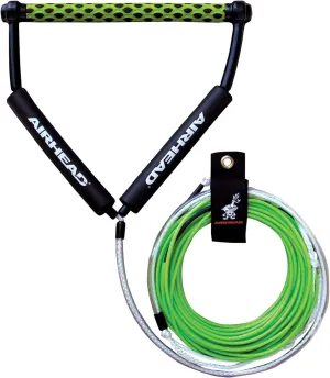 Airhead Dyneema Flat Line Wakeboard Rope, 4 Sections, 70-Feet, Green