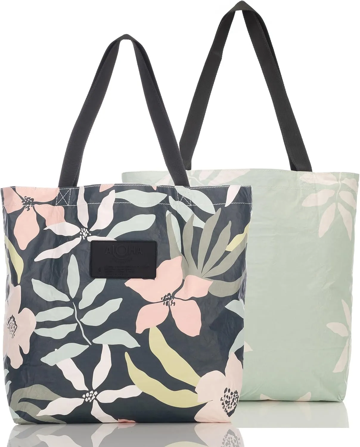 ALOHA Collection Reversible Tote - Splash-Proof Beach & Travel Tote, Easy to Clean (17" x 13")