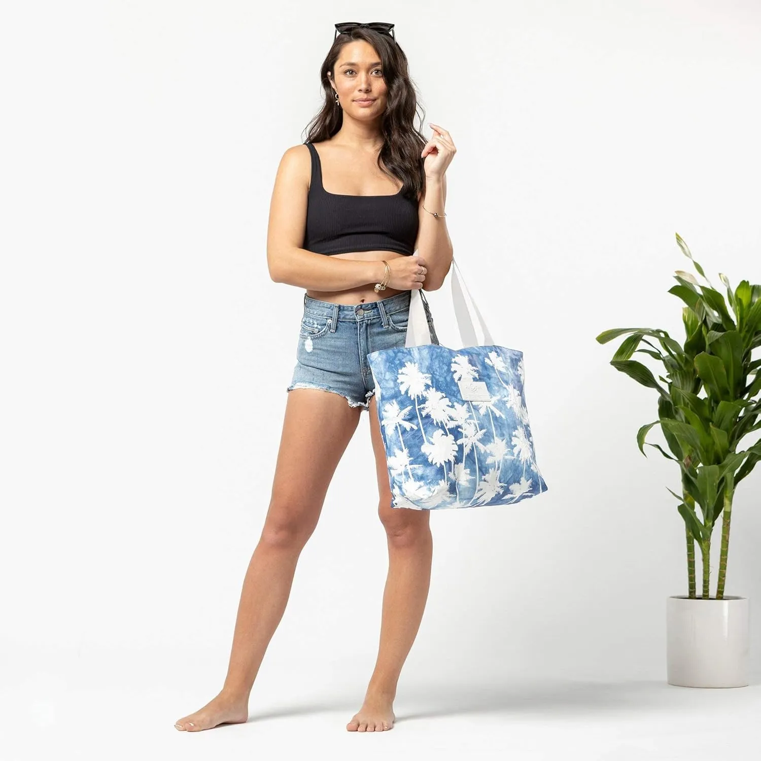 ALOHA Collection Tote | Lightweight, Packable, and Splash-Proof Beach Tote Bag | Easy to Clean