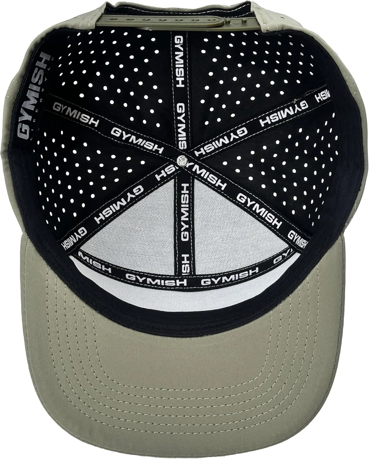 Alpha Workout Hats for Men, 7 Panel Laser Vented Classic Adjustable Snapback Hat Mens Gifts