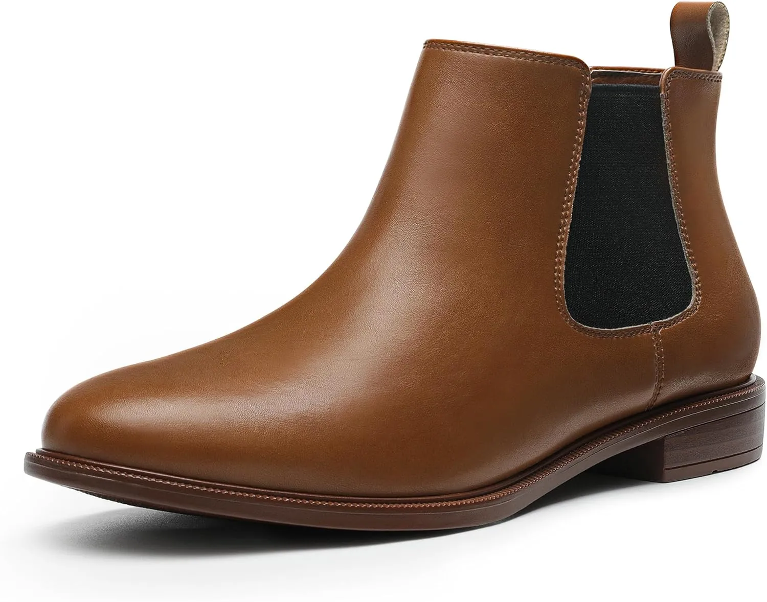 ANJOUFEMME Womens Fall Flat Chelsea Boots, Classic Comfortable Short Ankle Boots, Fashion Dress Booties