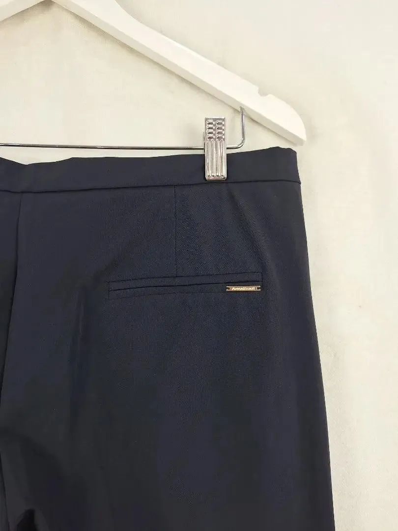 Annarita N Sleek Navy Slim Pants Size 12