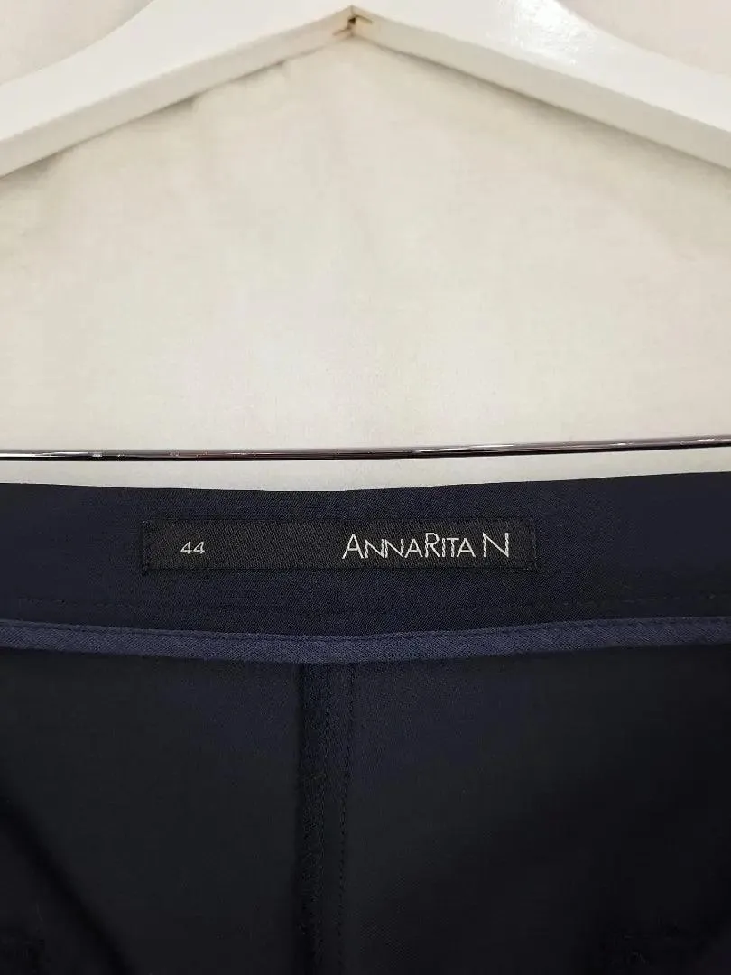 Annarita N Sleek Navy Slim Pants Size 12