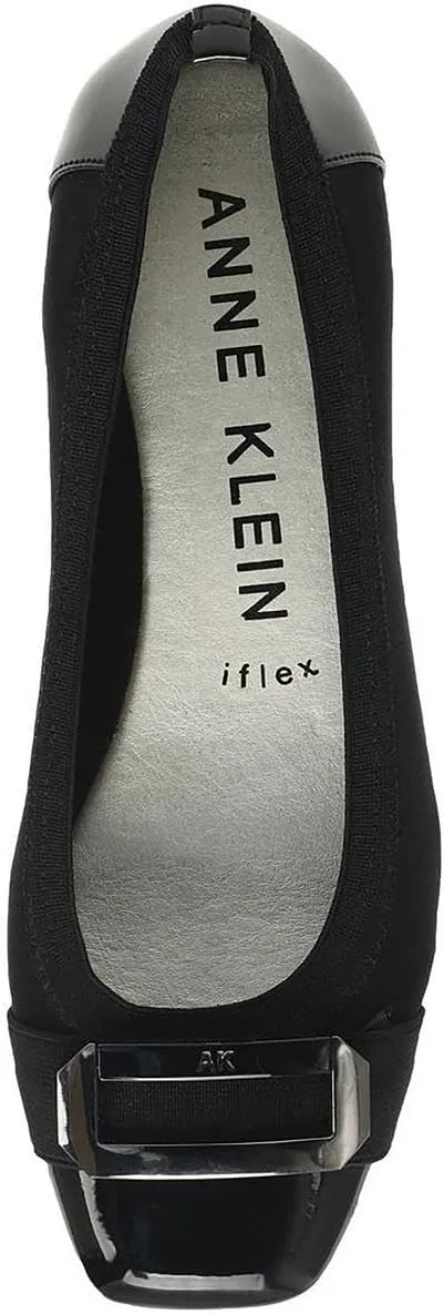 Anne Klein Womens Ulivera Flex Fit Textured Flat Shoes