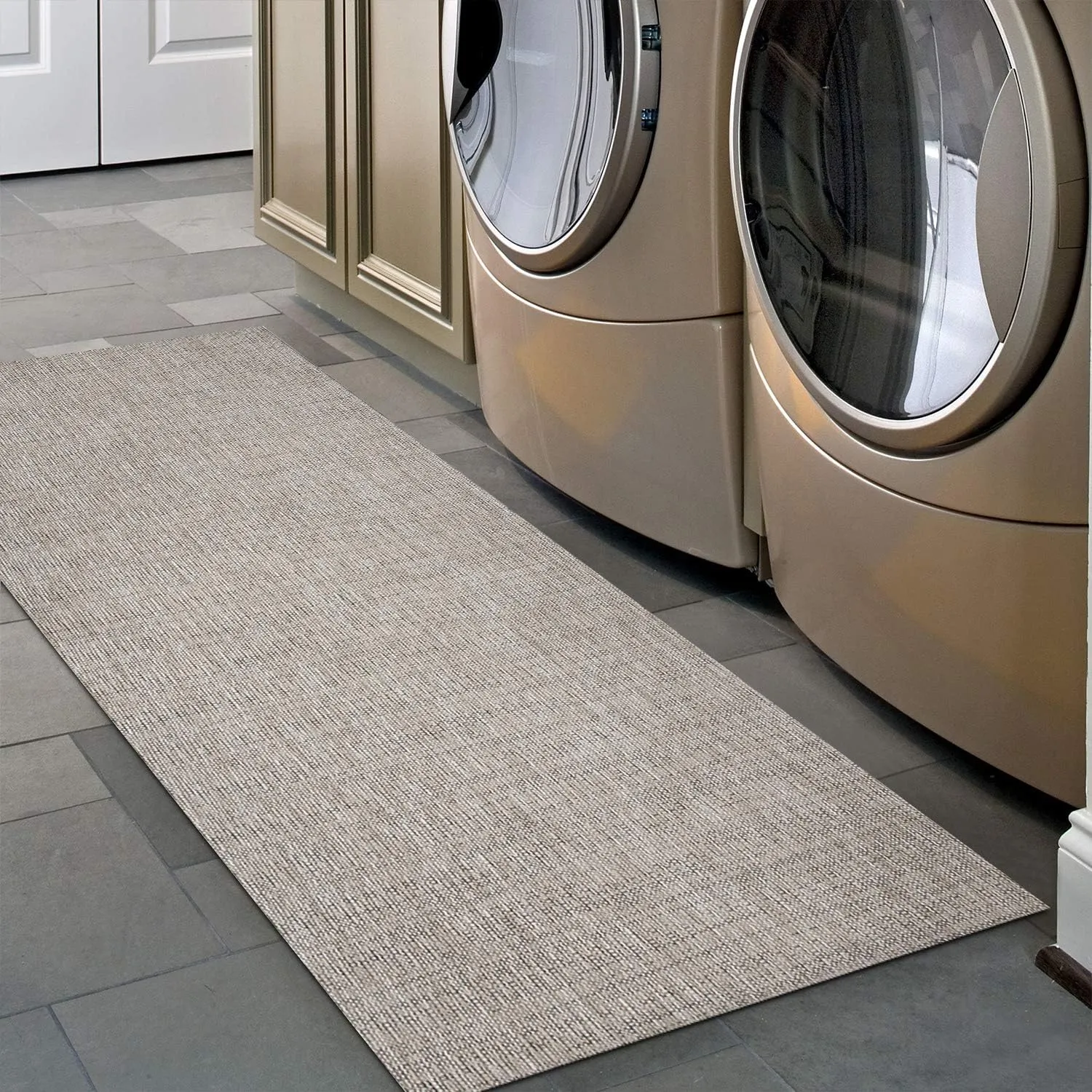 Area Kitchen Rugs Runner for Hallway Laundry Room 24X60X0.12 Inch Indoor/Outdoor Floor Comfort Mats Stain Resistant Non Slip Waterproof Easy Cleaning Rolled Packed