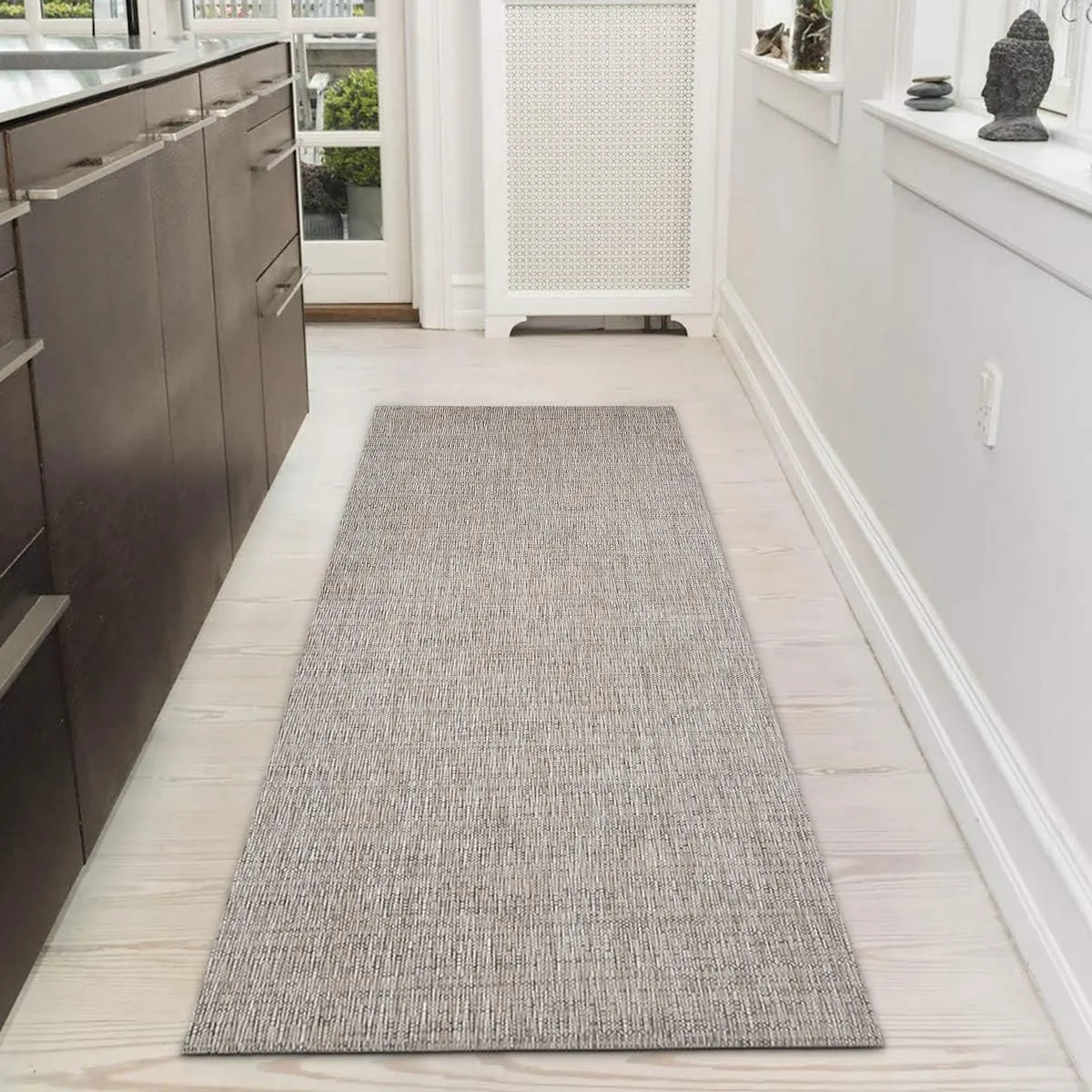 Area Kitchen Rugs Runner for Hallway Laundry Room 24X60X0.12 Inch Indoor/Outdoor Floor Comfort Mats Stain Resistant Non Slip Waterproof Easy Cleaning Rolled Packed