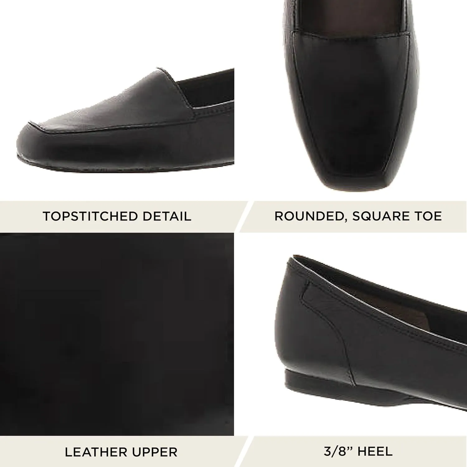 ARRAY Womens Freedom Square Toe Loafers