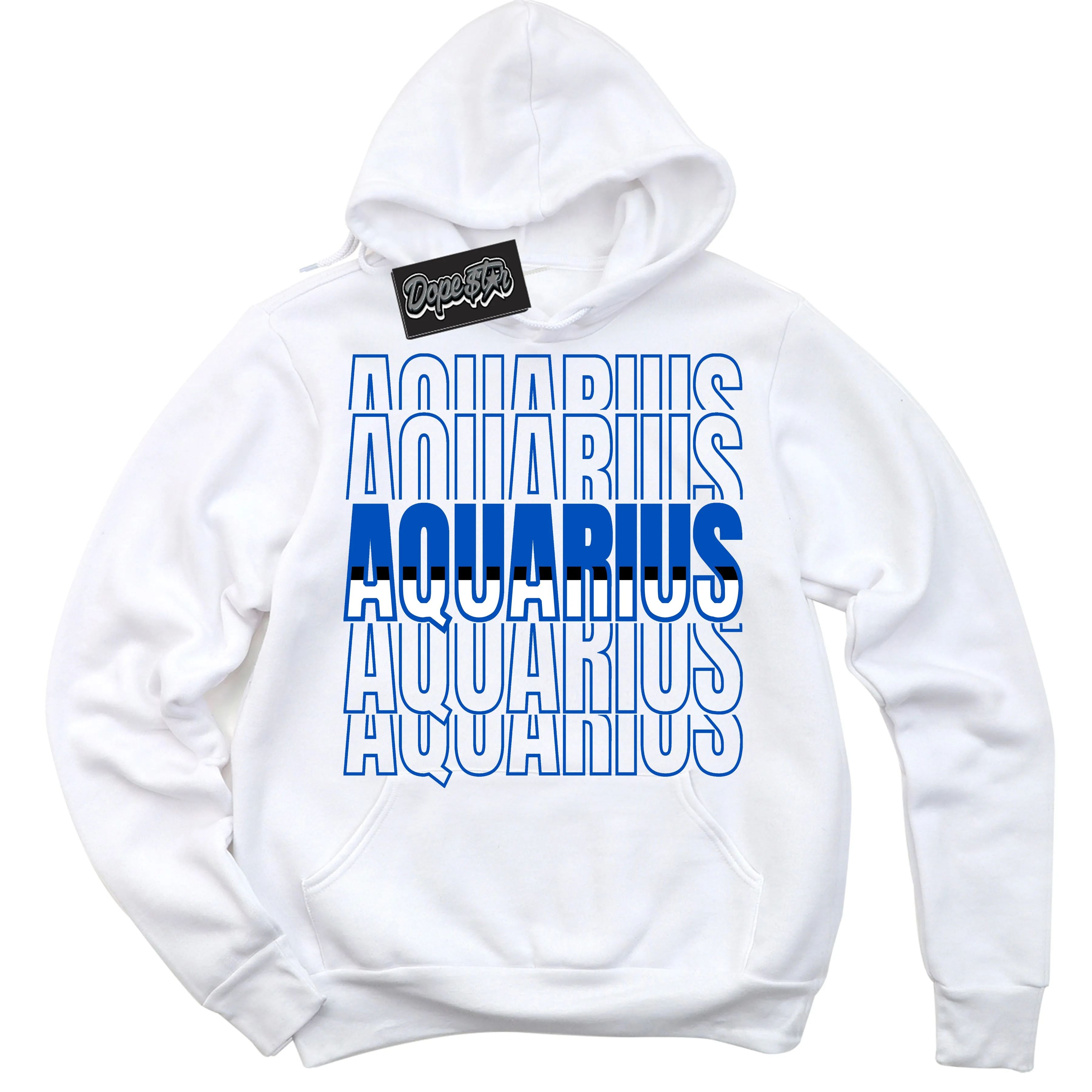 Astronomy Blue Dunk Sneaker Hoodie Aquarius Graphic