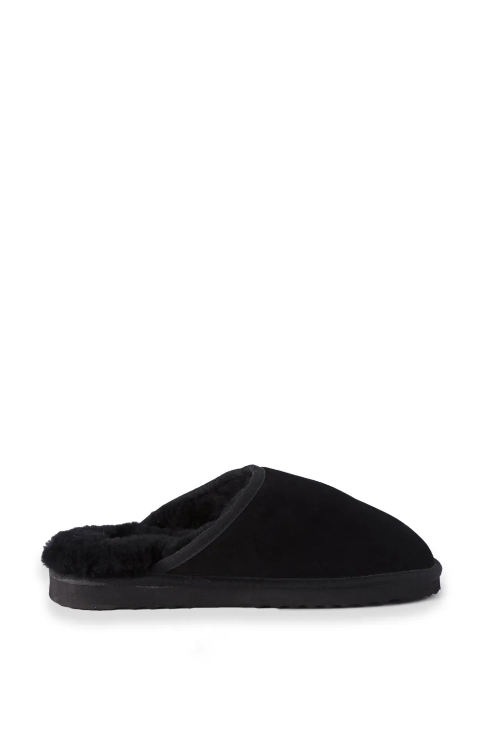 AUS WOOLI UNISEX SHEEPSKIN WOOL Slippers - Black