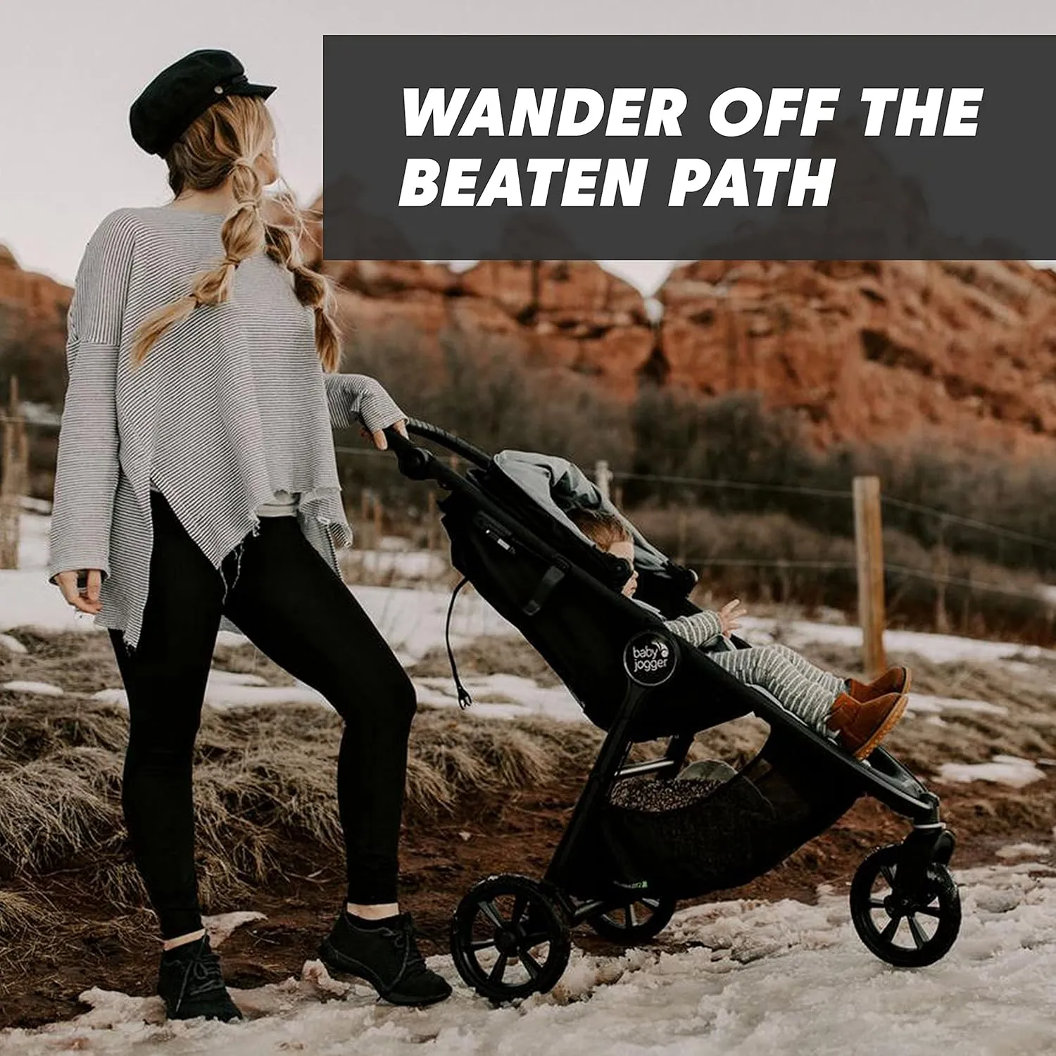 Baby Jogger City Mini GT2 All-Terrain Travel System | Includes City GO 2 Infant Car Seat, Jet