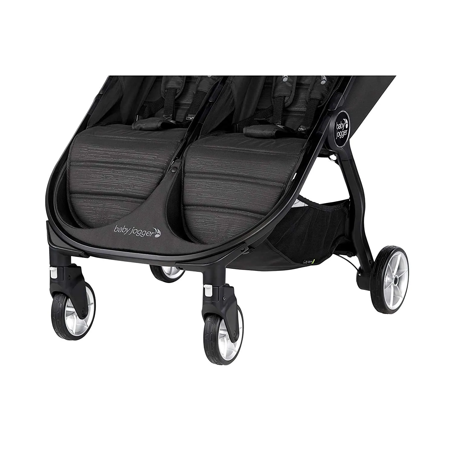 Baby Jogger City Tour 2 Double Stroller Compact & Sleek Twin Design with Easy-To-Maneuver Features Ideal for Growing Kids Plush Imported