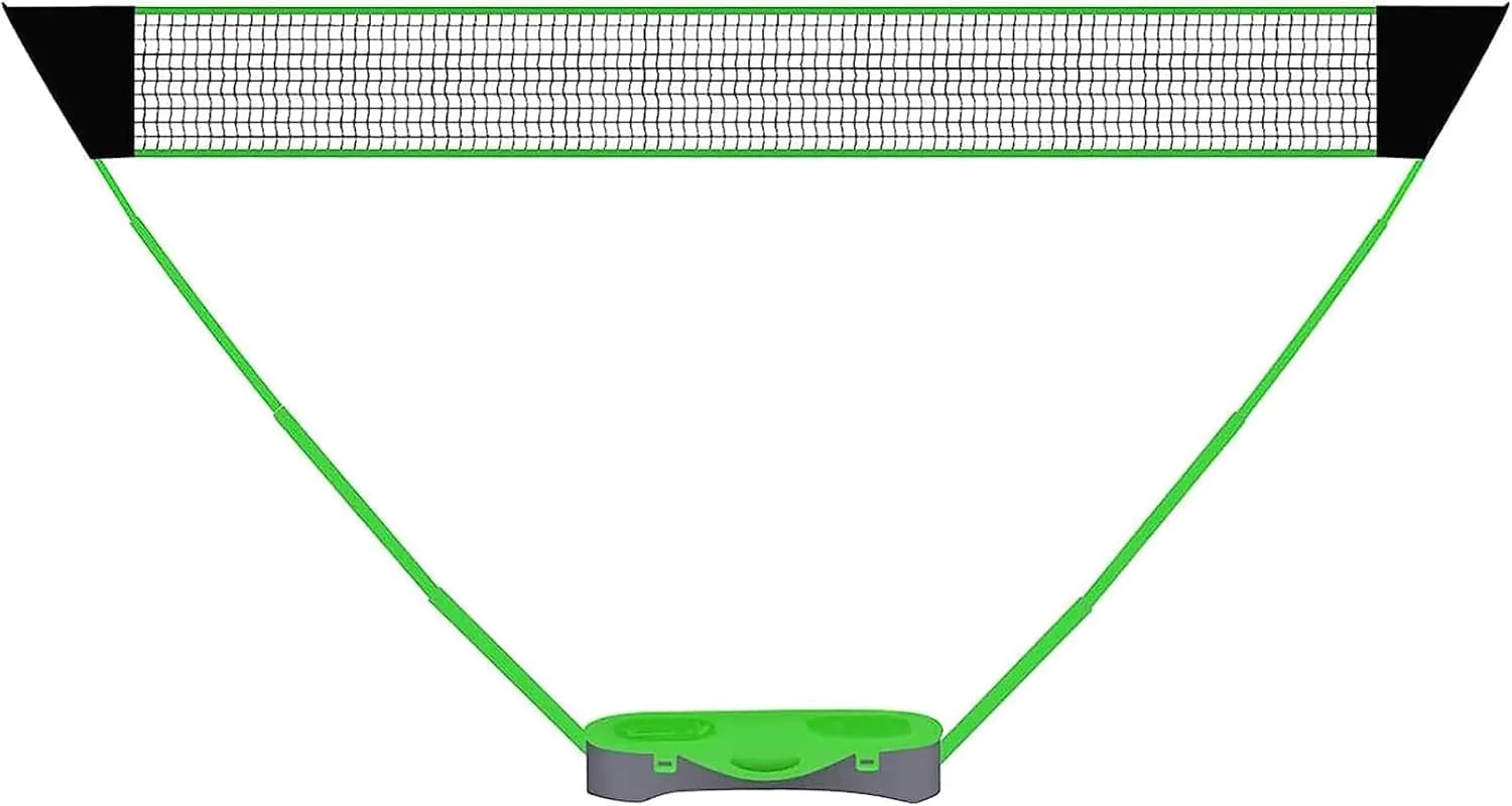 Badminton Sets for Backyards, 5 Feet High Badminton Tennis Net for s Youth Adults, Portable Volleyball Net System with Carrying Case Base, Easy to Install