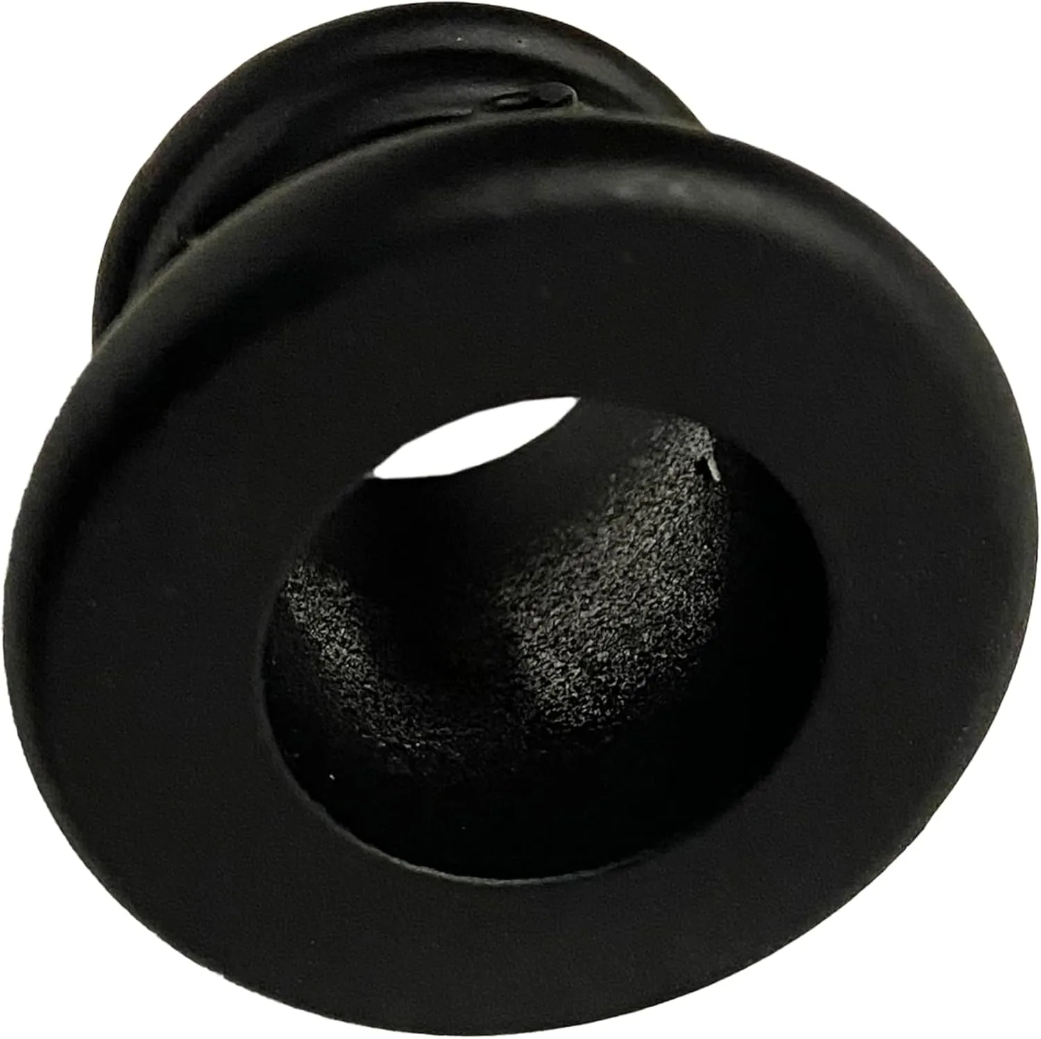 Baluster Flat Base Round Shoe with Set Screw - for 5/8" Round Iron Balusters - Set of 10 (Satin Black) - DH-SR1