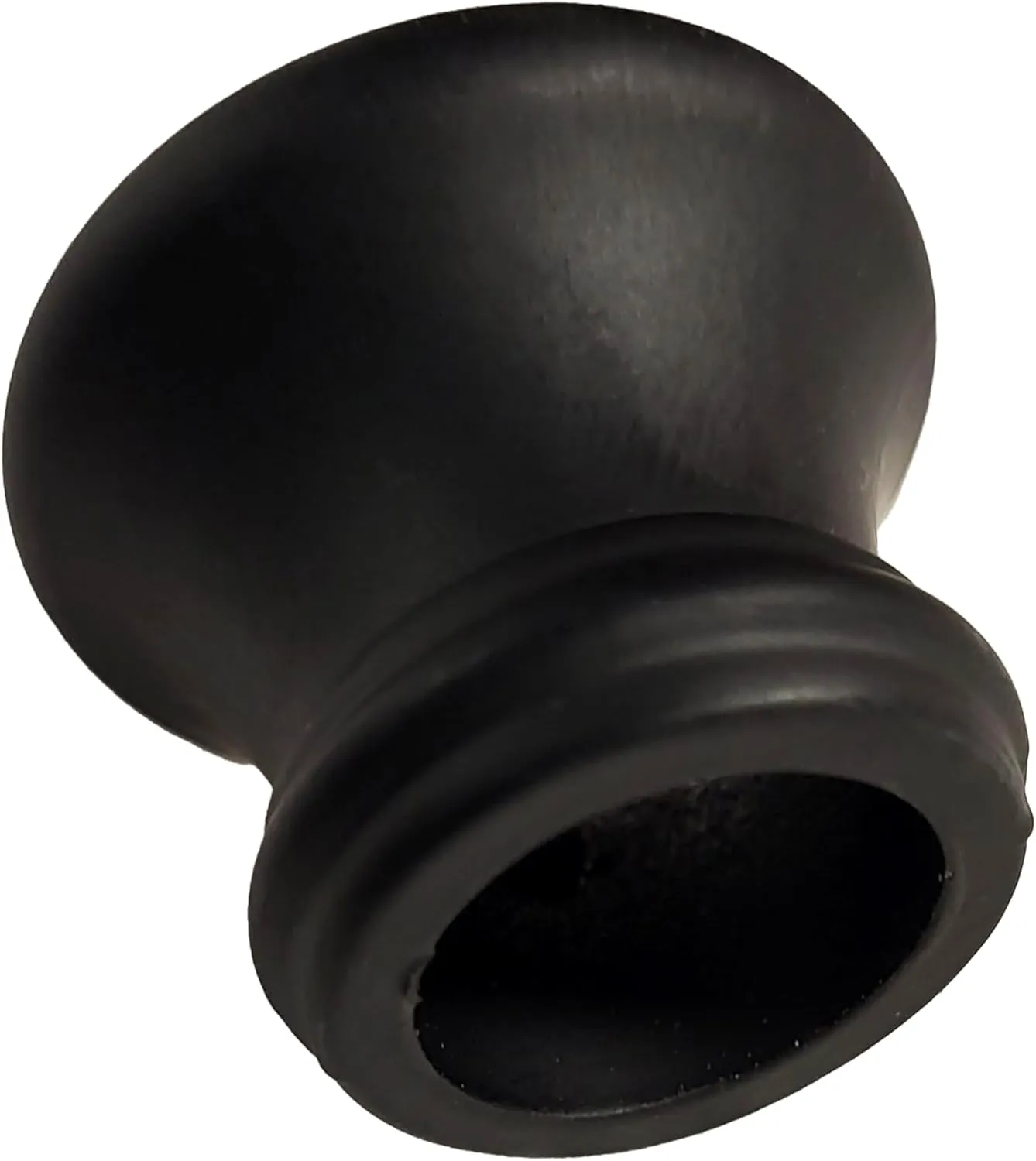Baluster Flat Base Round Shoe with Set Screw - for 5/8" Round Iron Balusters - Set of 10 (Satin Black) - DH-SR1