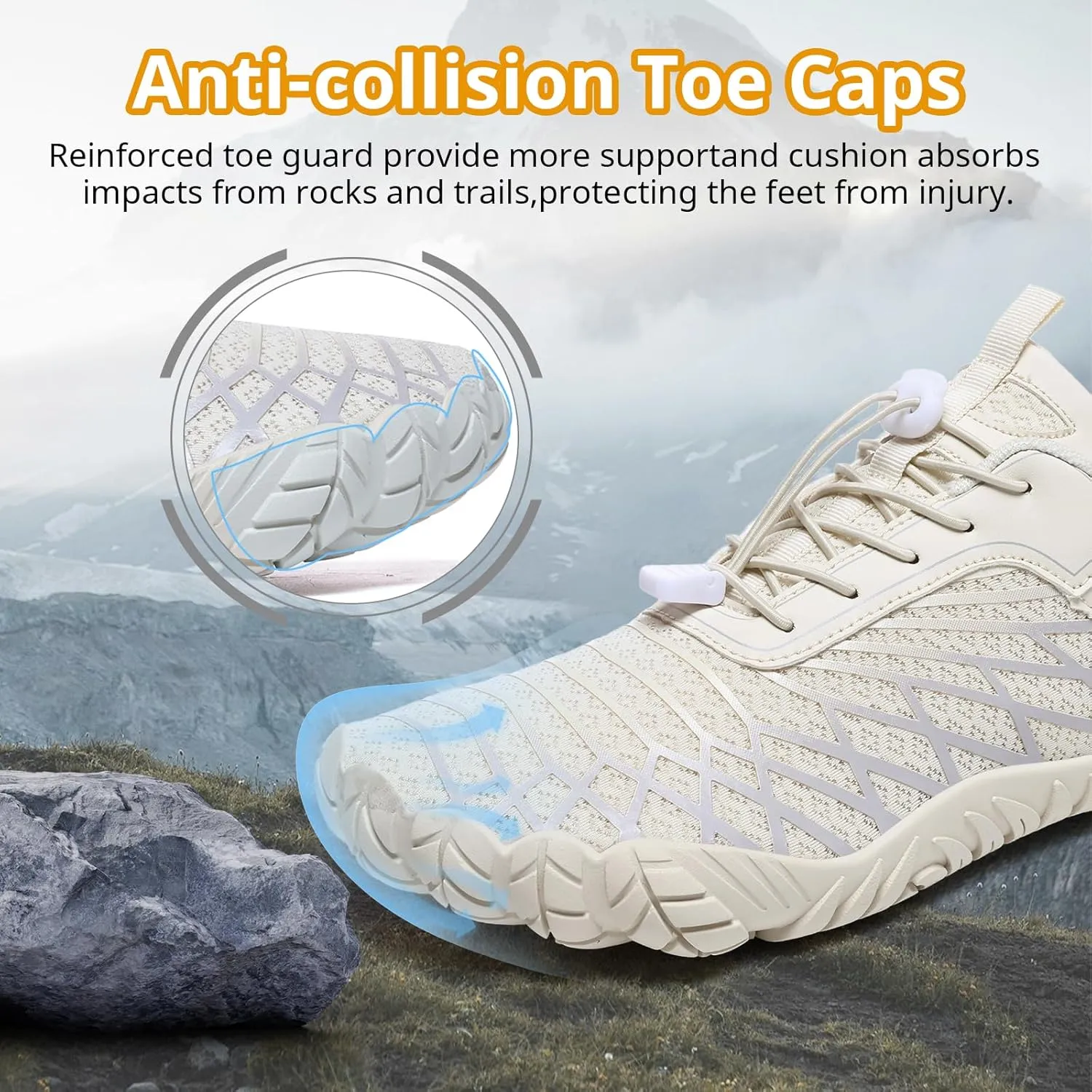 Barefoot Shoes Women Men Wide Toe Box Minimalist Cross Training Shoes Hike Footwear Trail Running Hiking Comfortable Walking