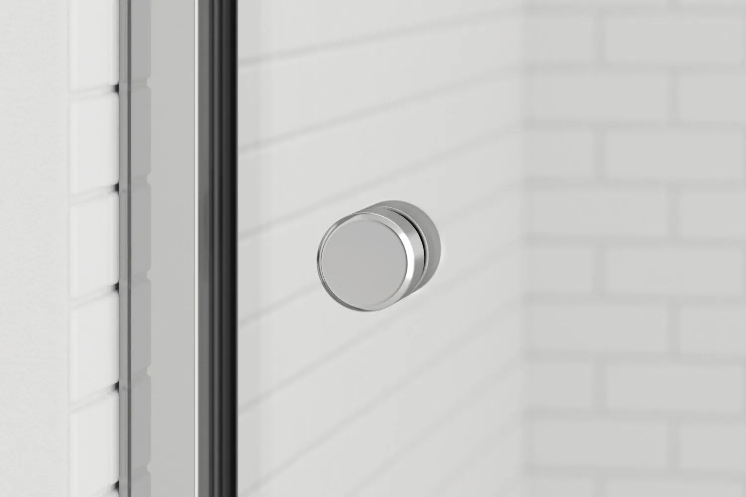 Basco Shower Door RTLA05B6057CLBN Rotolo Sliding Tub Door 56-60 in. W x 57 in. H, Brushed Nickel, 1/4 in. Clear Tempered Glass