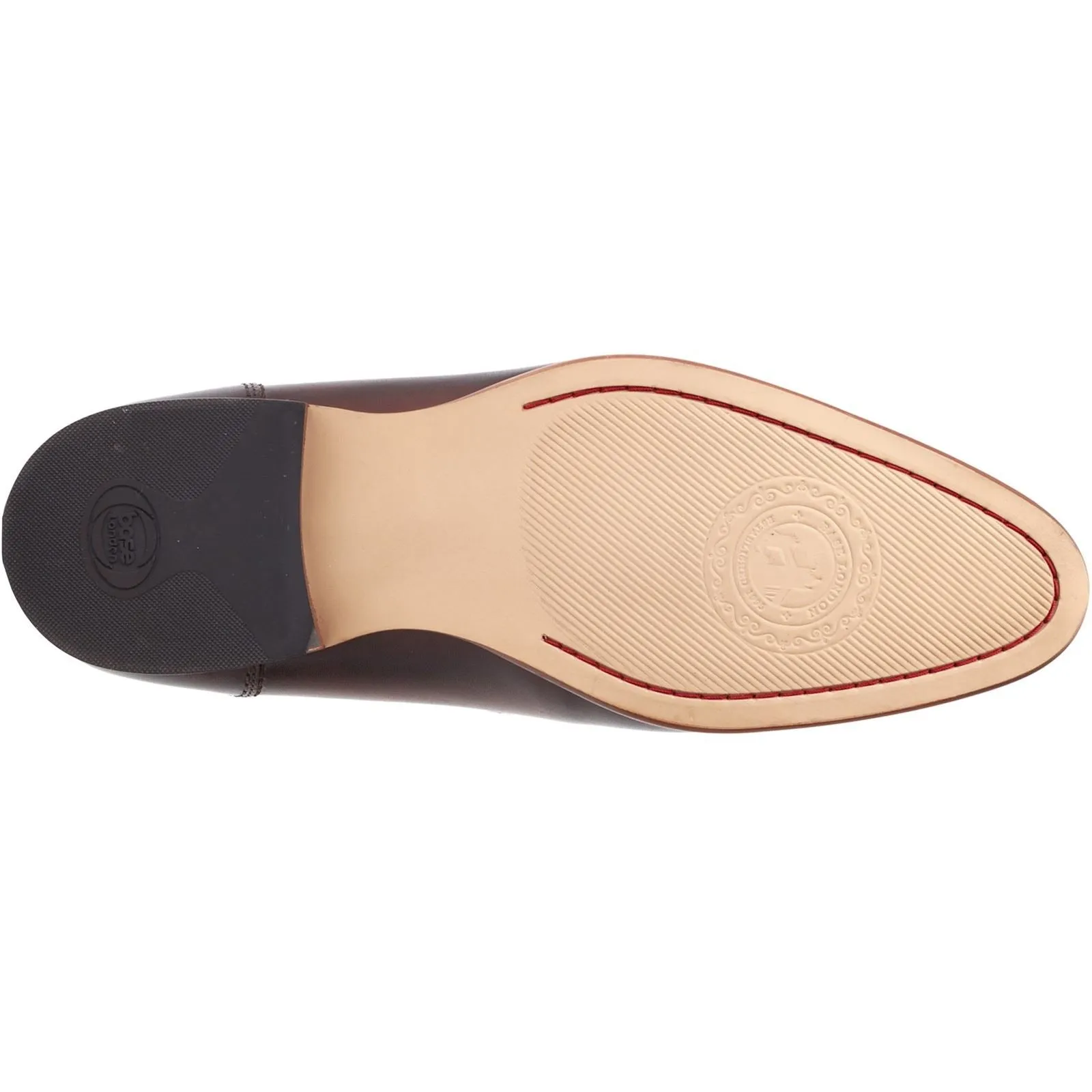 Base London Men's Russo Buckle Loafer in Burnt Brown