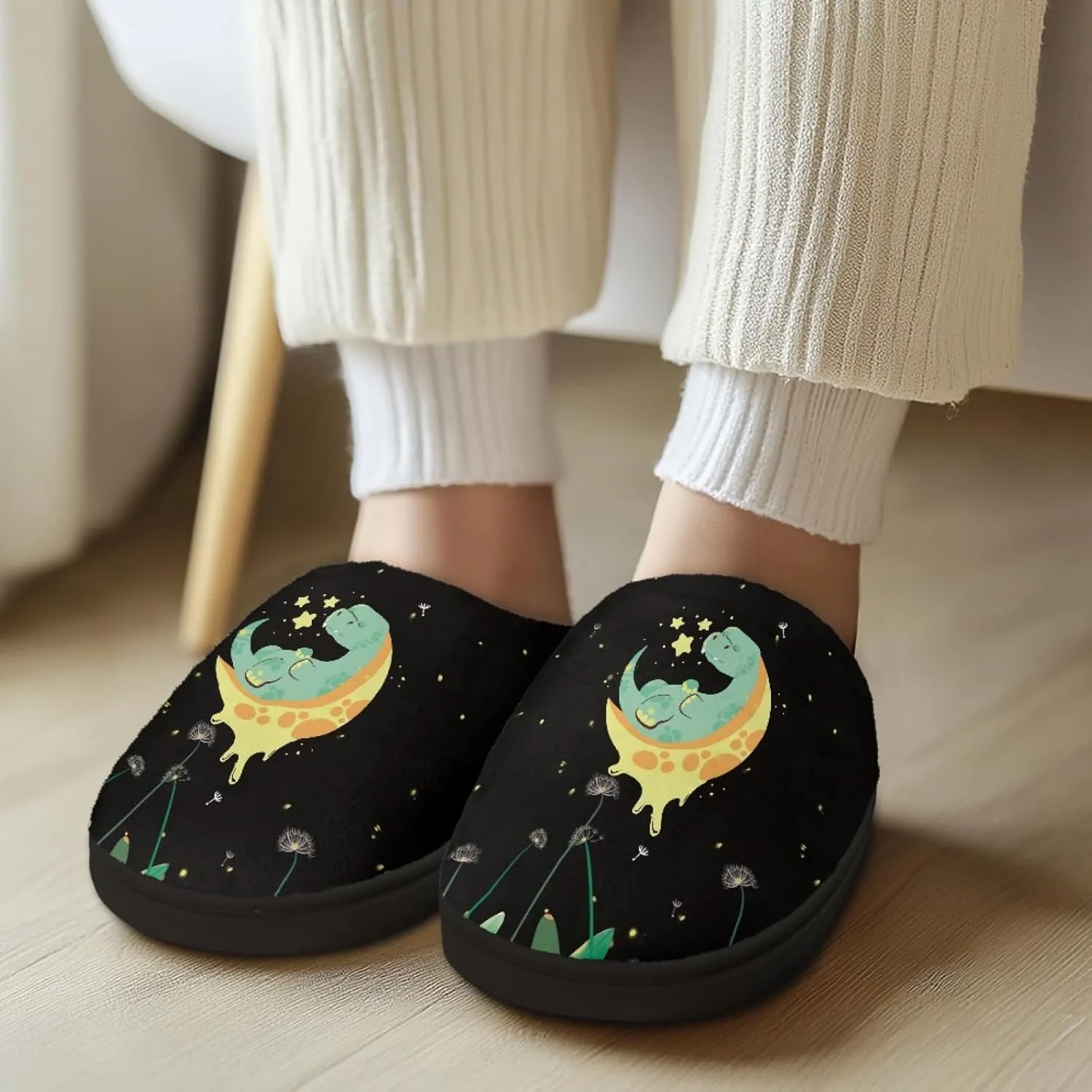 Bedroom Slippers for Adults Women House Slippers for Men