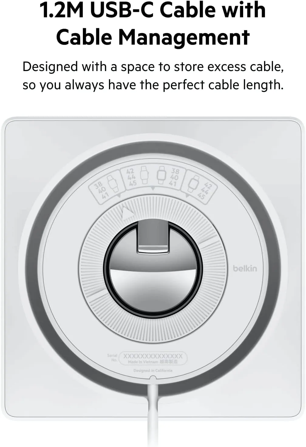 Belkin Apple Watch Charger - Fast Wireless Charging Pad - Travel Charger with Nightstand Mode - MagSafe Charging Station W/USB-C Cable Included for Apple Watch (All Models) - White