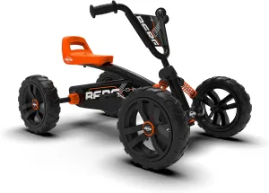 BERG Pedal Kart Buzzy Galaxy | Go Kart, Kids Ride On Toys | Cars for Kids 2-5 | Outdoor Toys Go Cart for Boys & Girls | Safe 4-Wheel Stability, EVA Tires