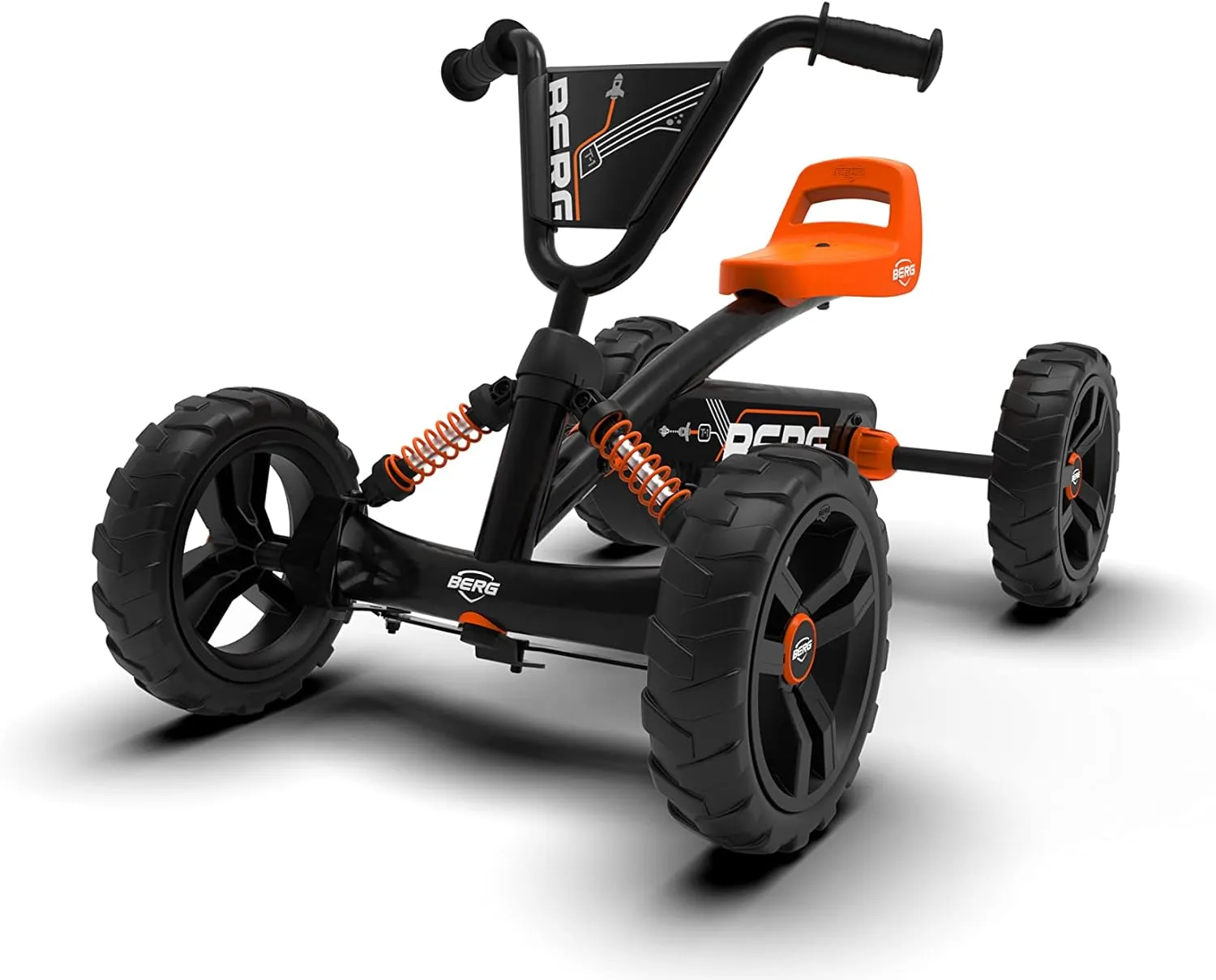 BERG Pedal Kart Buzzy Galaxy | Go Kart, Kids Ride On Toys | Cars for Kids 2-5 | Outdoor Toys Go Cart for Boys & Girls | Safe 4-Wheel Stability, EVA Tires