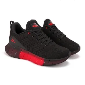 Bersache Lightweight Casual Sneaker Shoes For Men Black-9023