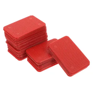 BESTYASH 100Pcs Composite Shims for Leveling Windows and Doors Plastic Construction Leveling Shims Kit for Load Support Easy Installation Vibration Noise Reduction Versatile Fit