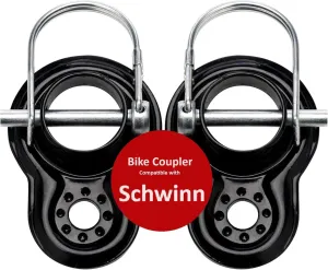 Bike Coupler, Coupler Hitch Attachments Compatible with Schwinn & Instep Bike Trailers, Aftermarket Replacement | Bike Coupler, Designed for Bicycle Carriers & More by Evo Dyne