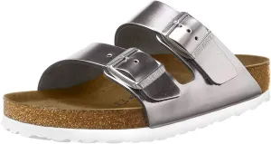 Birkenstock 1005960137 Arizona SFB Met Silver Lt 37