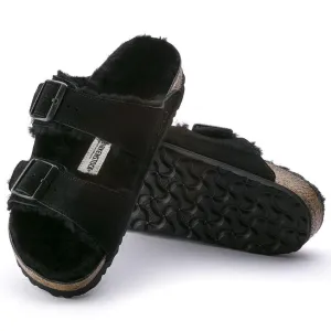 Birkenstock Arizona Black Shearling