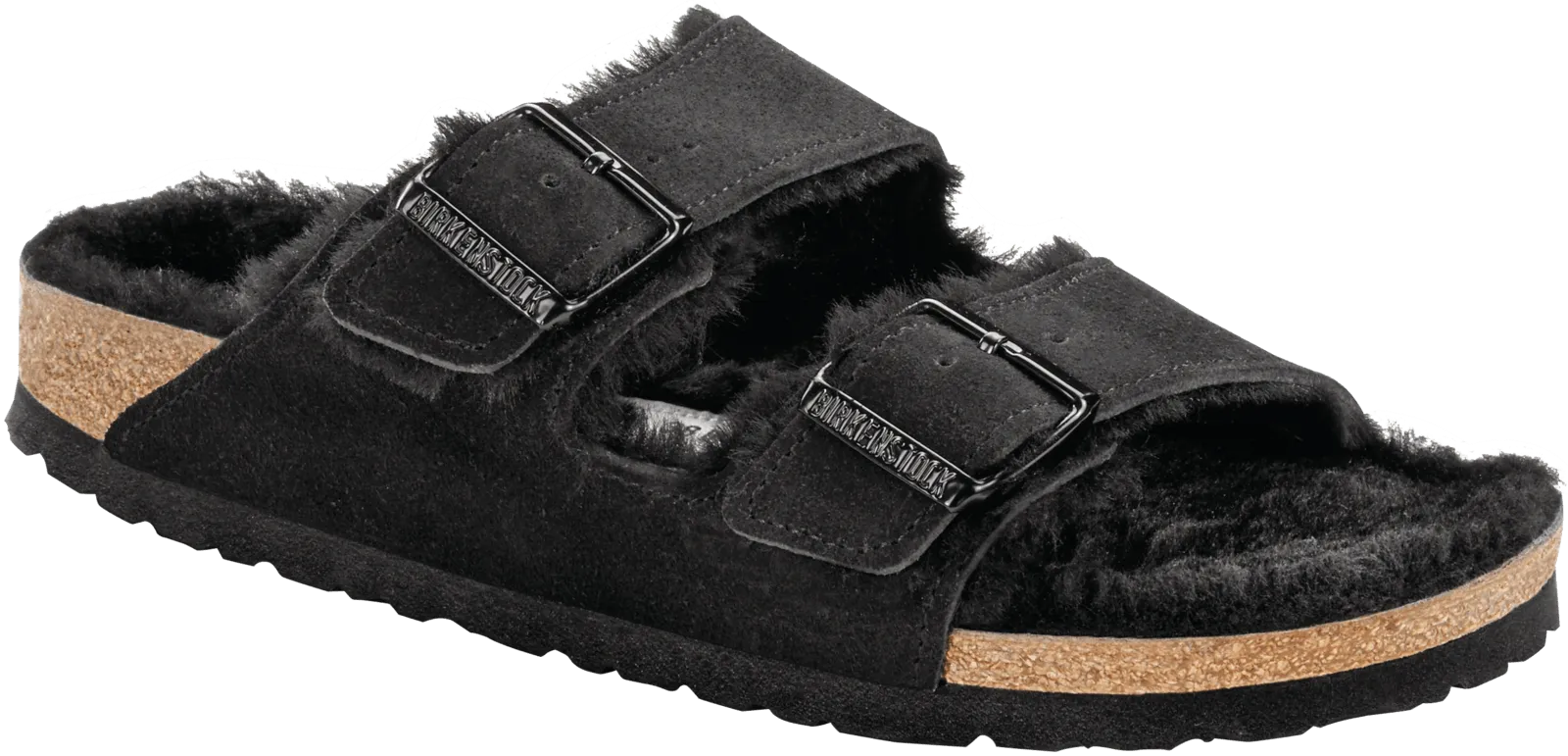Birkenstock Arizona Black Shearling