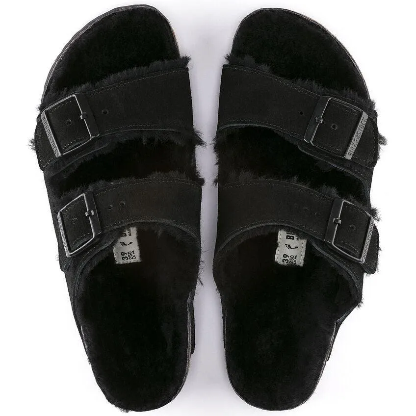 Birkenstock Arizona Black Shearling