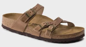 Birkenstock Franca Tabacco Brown Oiled Leather Regular