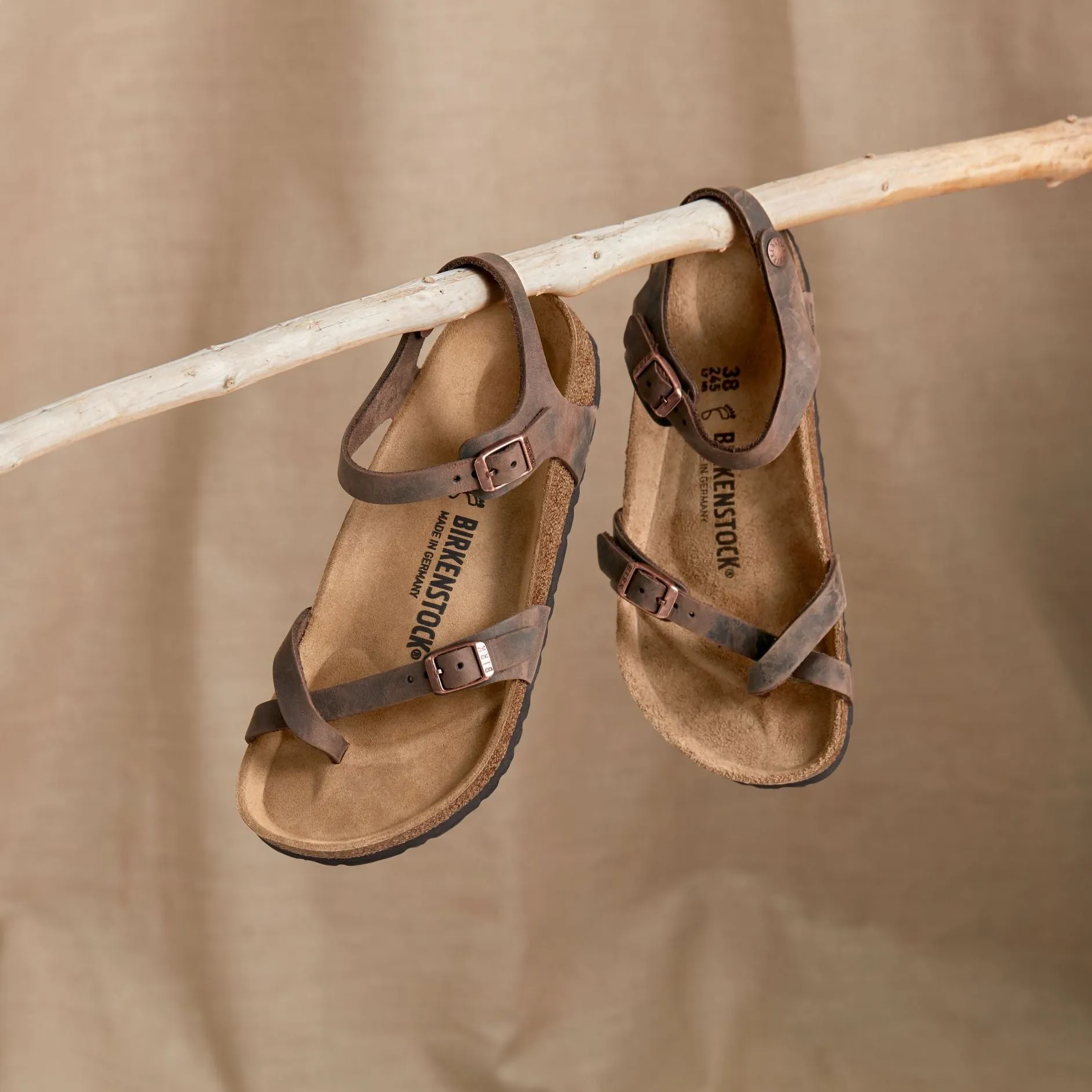 Birkenstock Taormina habana oiled leather