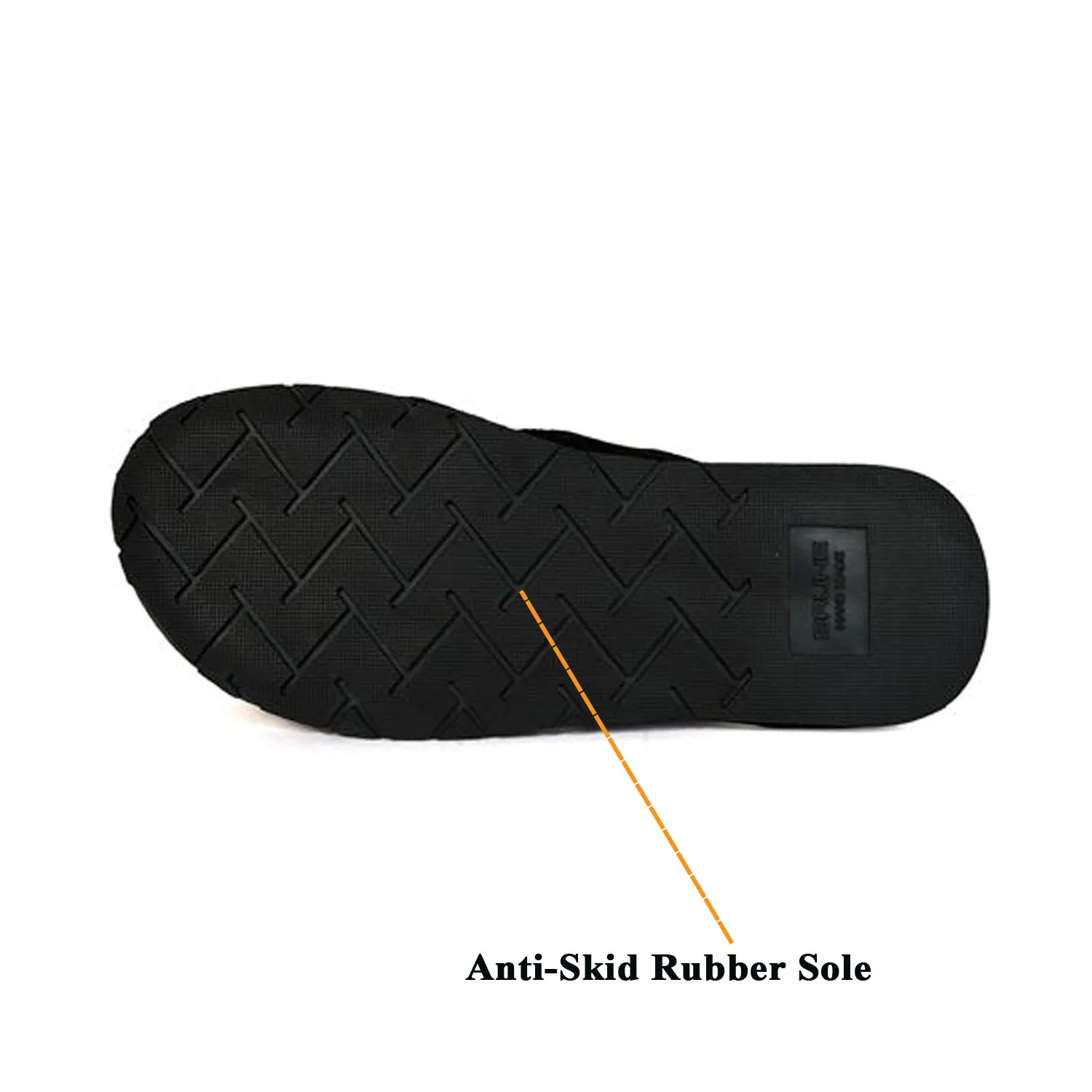 Black Velvet Strap White Leather Slide-in Slippers By BRUNE & BARESKIN