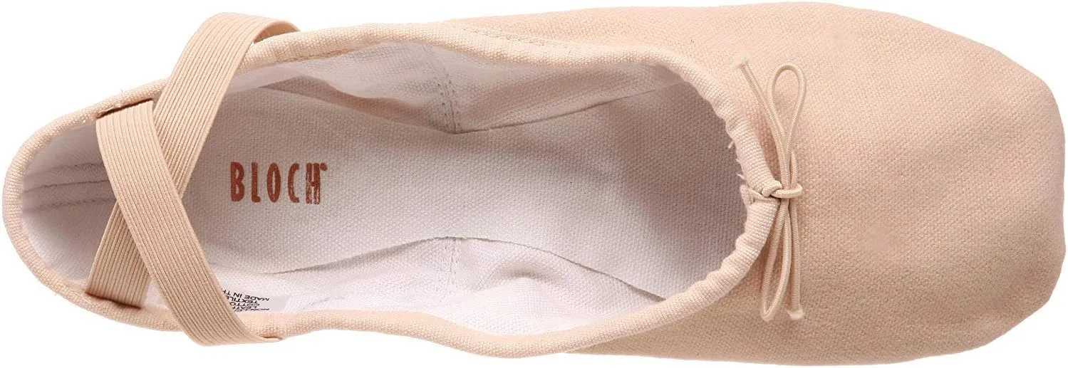 Bloch Women's Pump Split Sole Canvas Ballet Shoe/Slipper