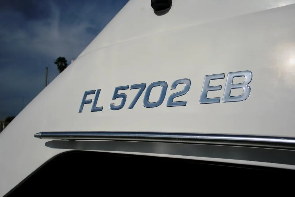 Boat & Jetski Registration Numbers - Domed/Raised Decal (16 Pcs) Plain Chrome/SURF Series Font Style