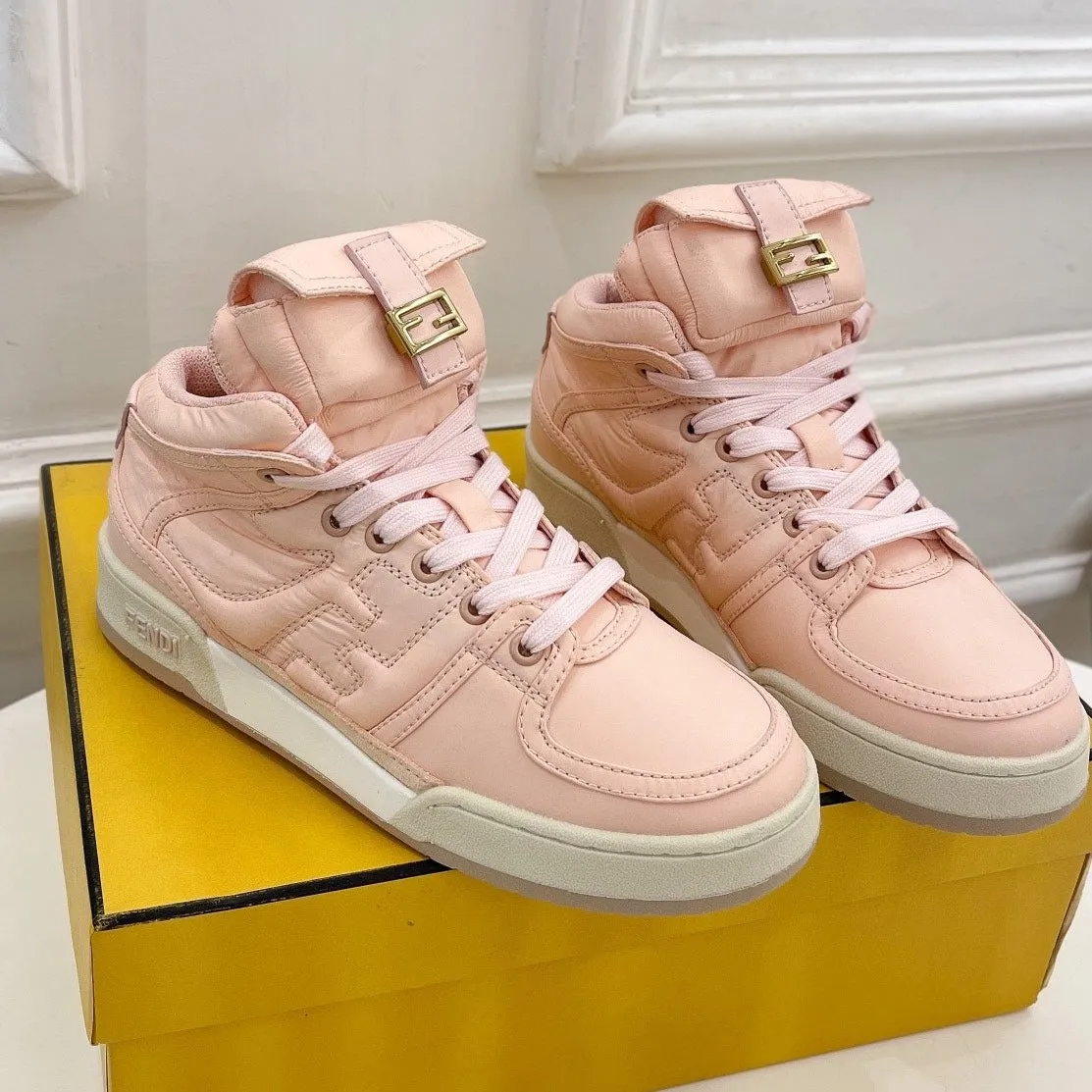 BOOTS SOCK LAMBSKIN LIGHT SNEAKER PINK FENDI FENDI On-budget IN Energy-saving LOGO