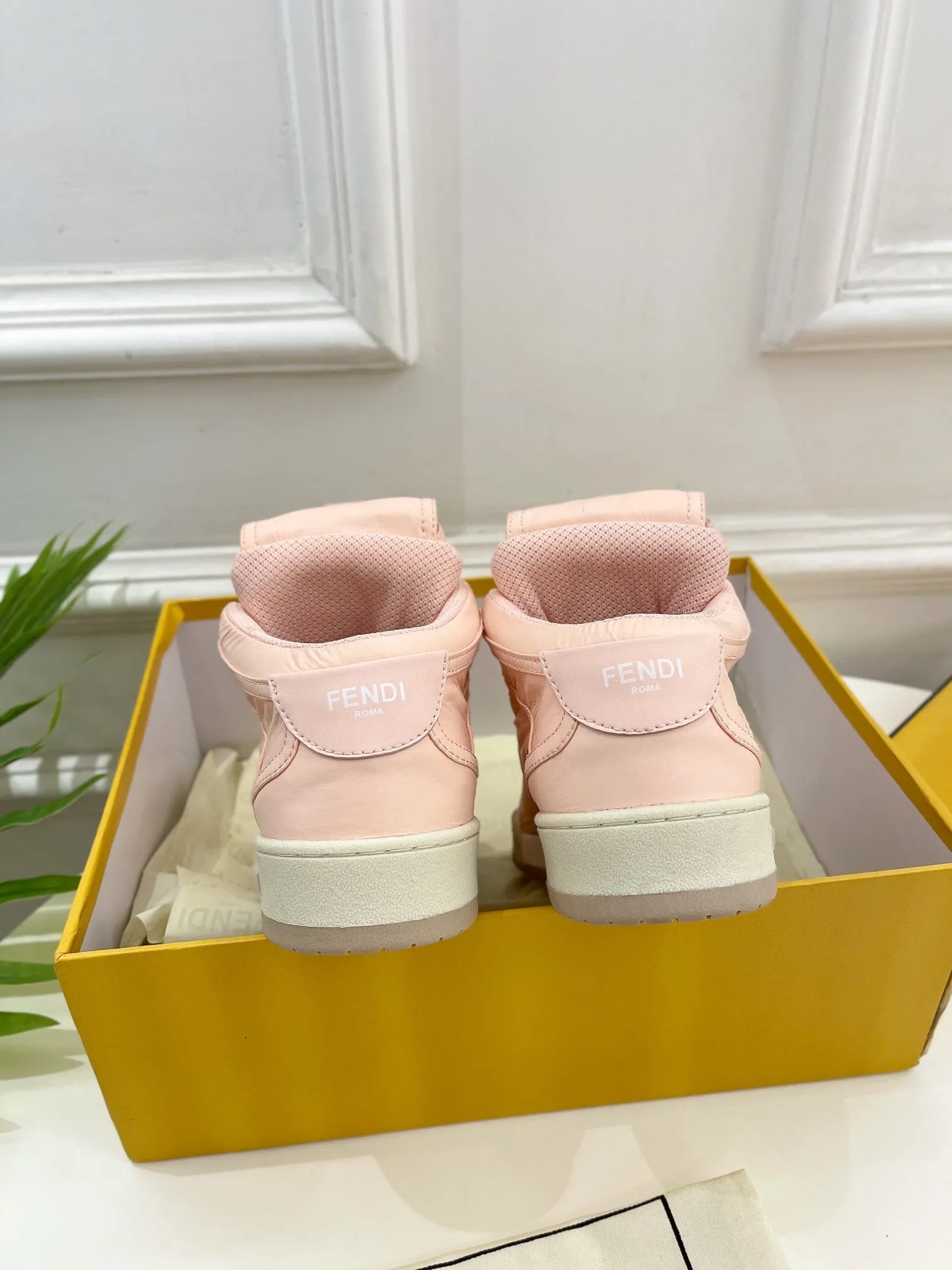 BOOTS SOCK LAMBSKIN LIGHT SNEAKER PINK FENDI FENDI On-budget IN Energy-saving LOGO