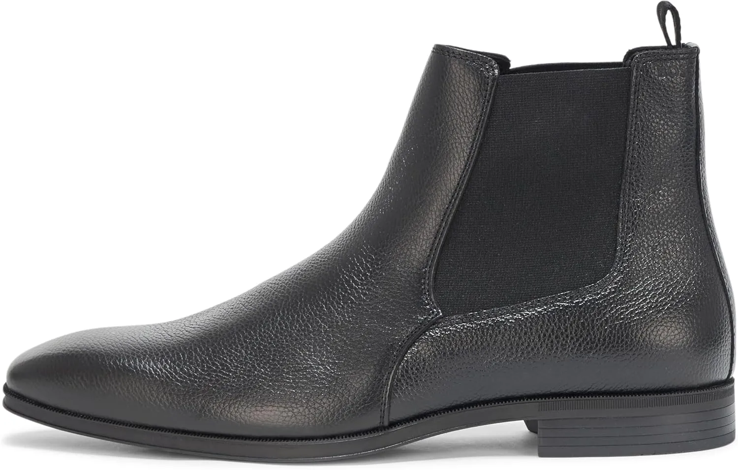 BOSS Men's Theon Leather Chelsea Boot