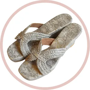 BRAID SILVER SQUARE  2''